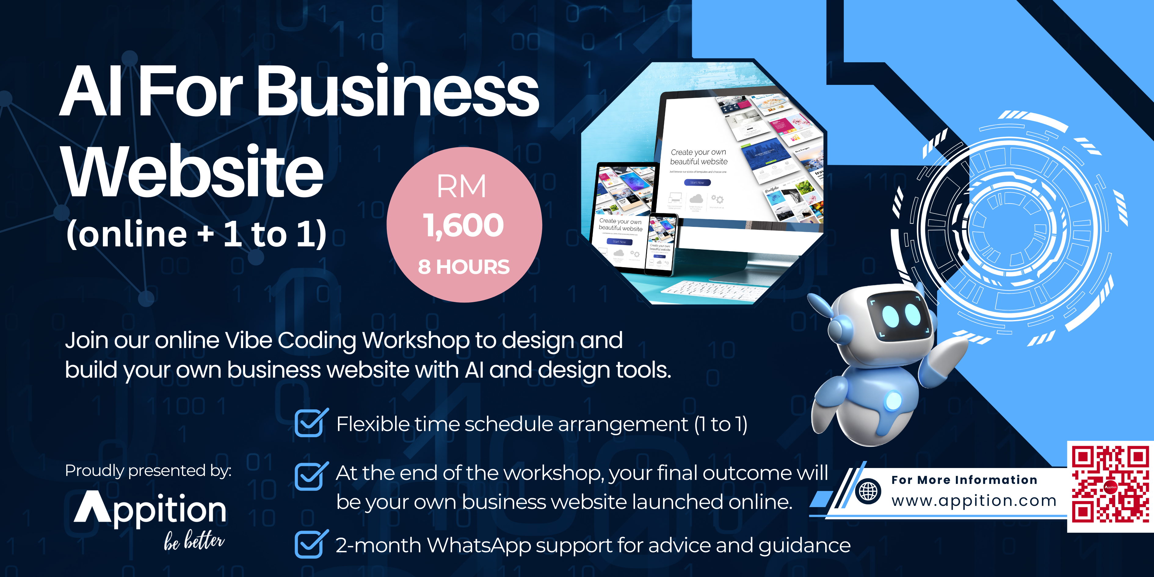 AI For Business Website (Online 1-to-1 Coaching Class)